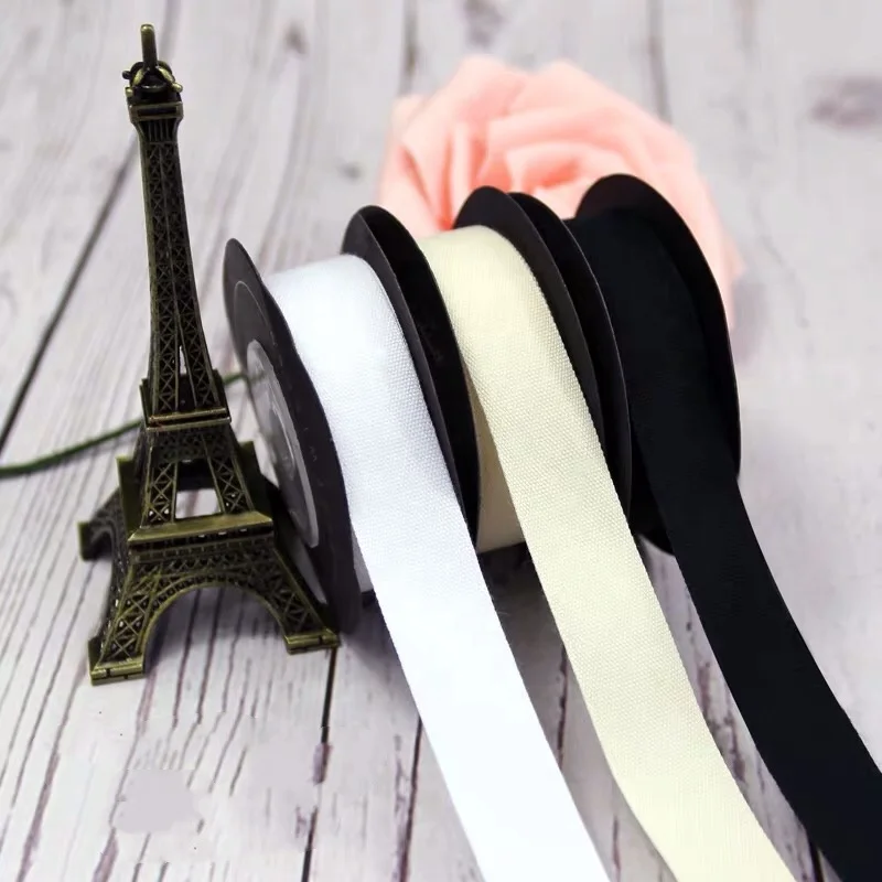 Пользовательская Экологически чистая переработанная белая лента из 100% хлопка с