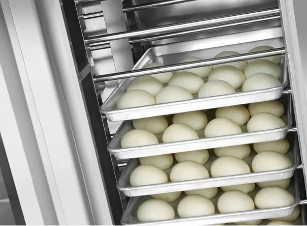 15 trays single door fermentation dough proofer fermenting equipment gas bakery proofer