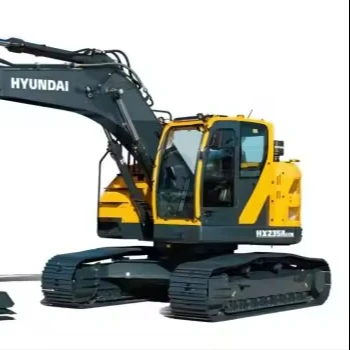 Используемый корейский экскаватор Hyundai 235 подержанный hx235 гусеничный