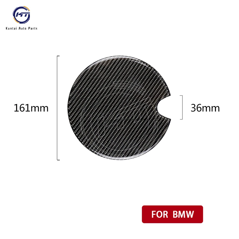 Real carbon fiber decoration fuel tank cap cover sticker for BMW Mini JCW Cooper Countryman Clubman R60