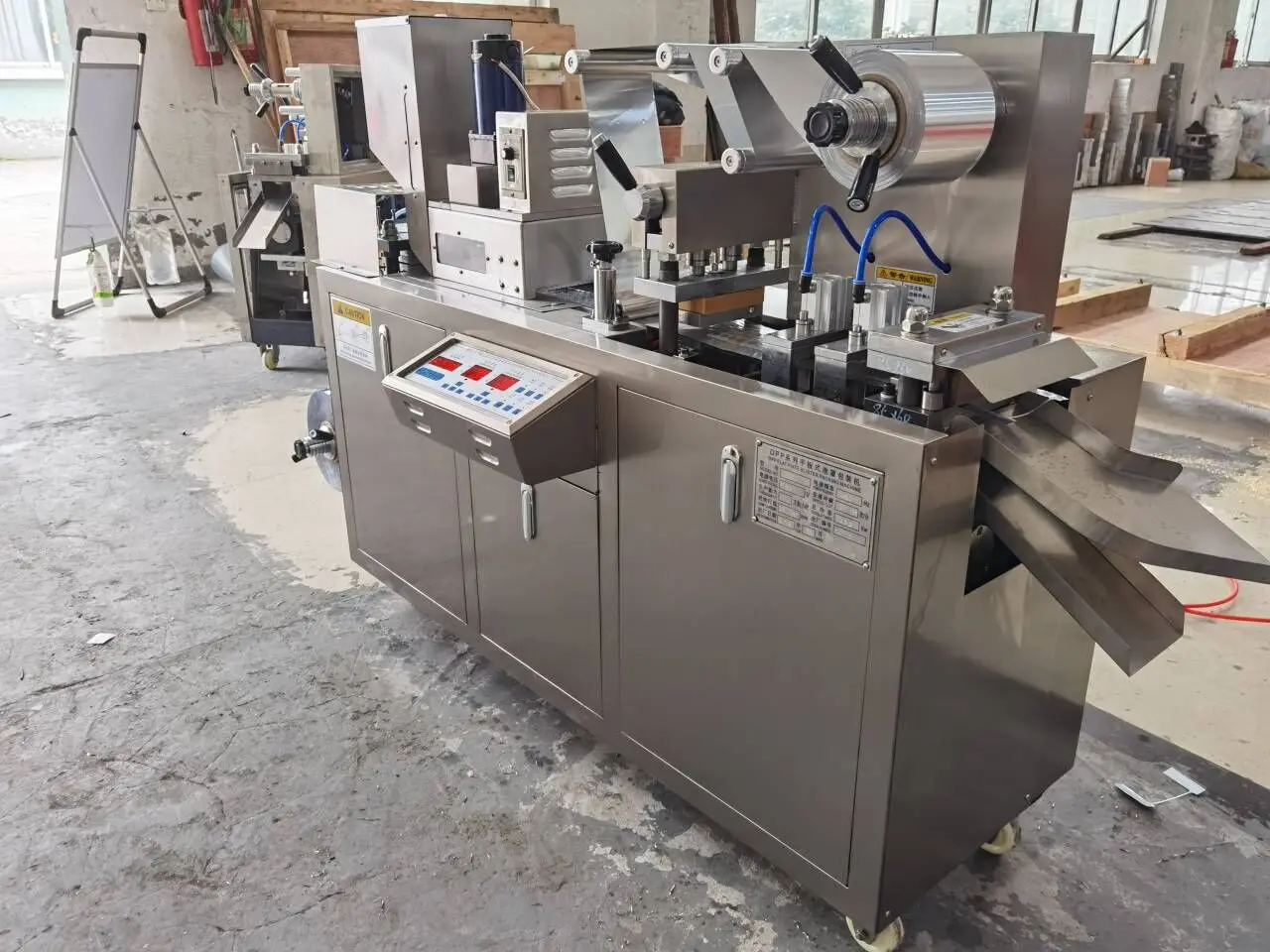 Эффективная и прочная блистерная упаковочная машина DPP 80/пластиковая блистерная упаковка для таблеток и капсул