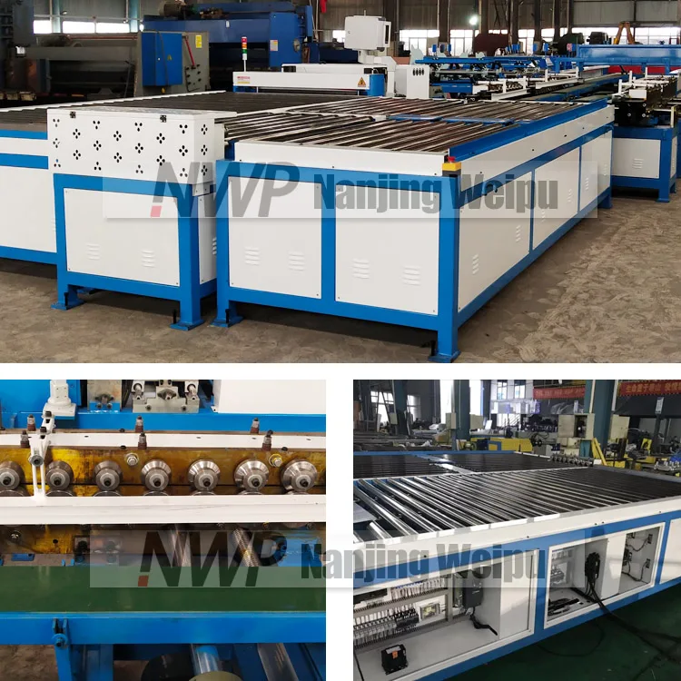 Weipu Supply Ventilation Duct Manufacturing Machine Auto Air Duct Production Line 5