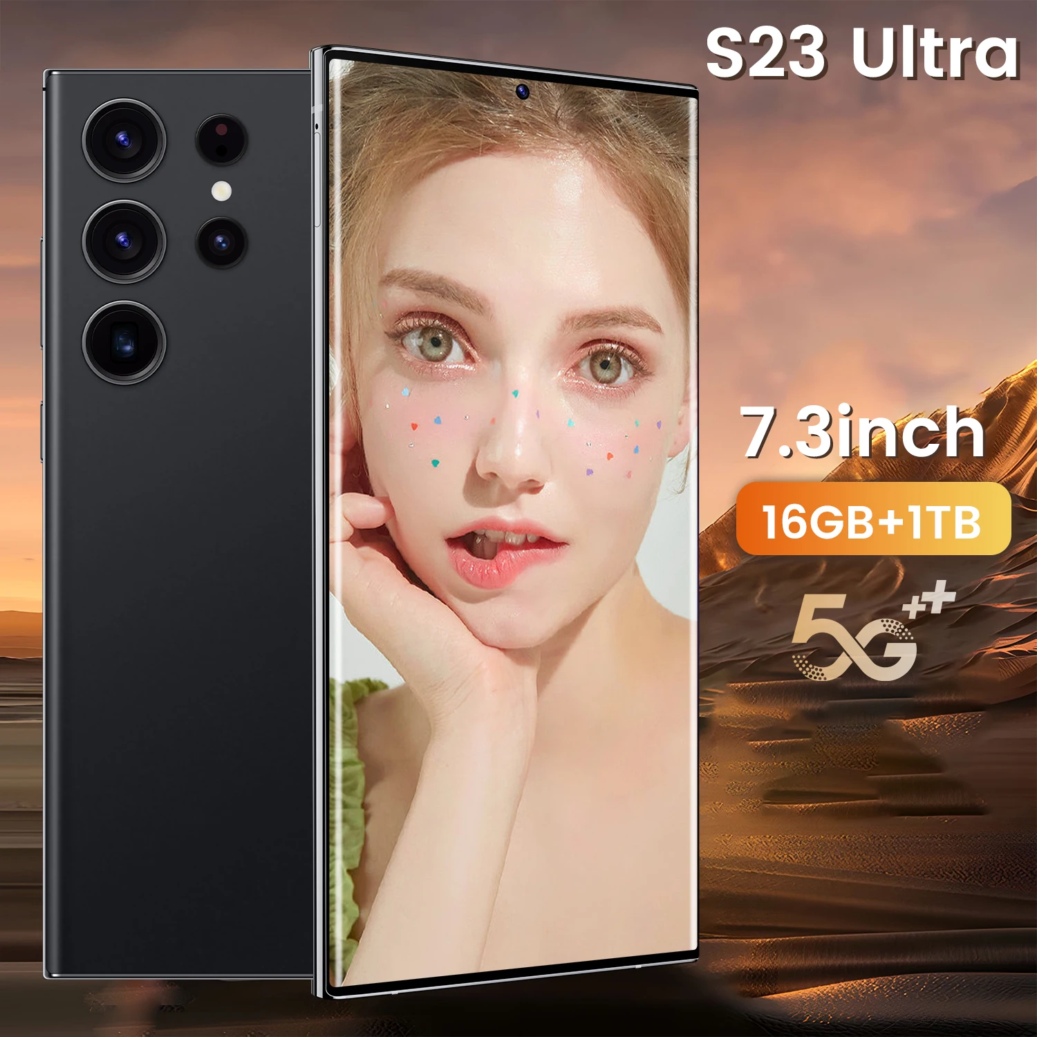 Смартфон S23 Ultra 16 ГБ + 1 ТБ 6800 мАч 5 г