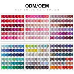 Free Shipping Private label gel polish set 3000+ colors bottle nail products salon cosmetics uv gel nail polish