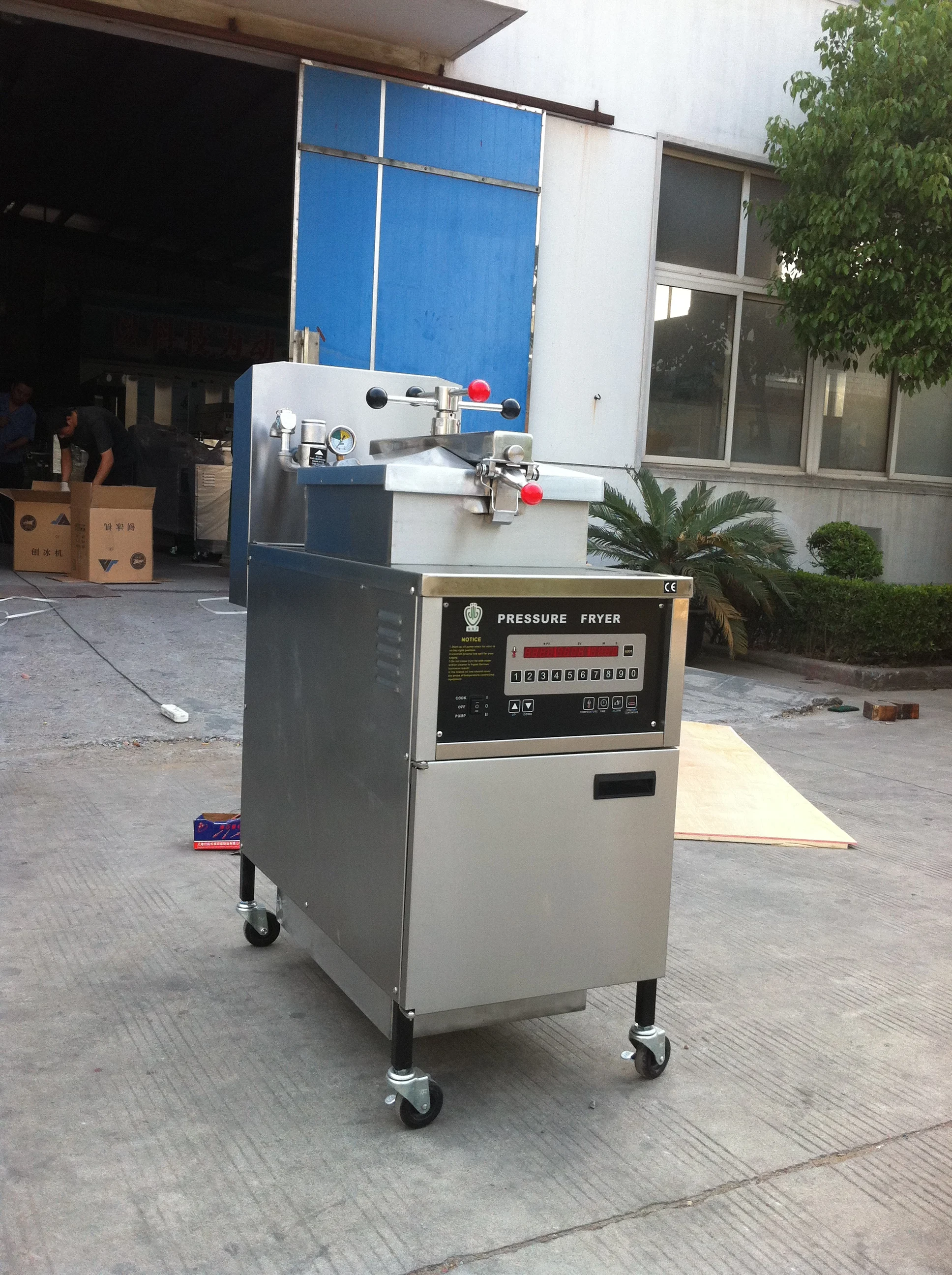 Mijiagao компьютрон PFE-600C broaster давление фритюрница с двумя решетками столешница фритюрницы de aire грех