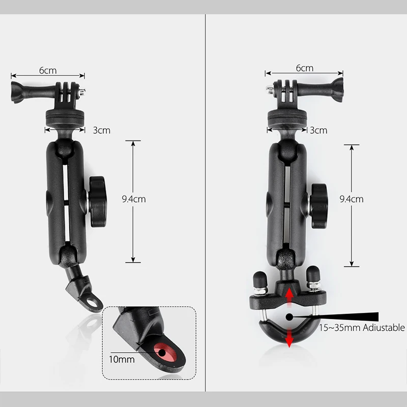JUNNX Universal Cycling Sports Skeleton Frame Bicycle Bike Motorcycle Mount Holder Clamp Go Pro Bracket for Gopro Hero 10 9 8 7