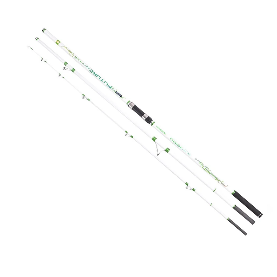 300g 4.20m,3pcs,wholesale cheaper low price graphite weihai fishing rod factory OEM Carbon surf casting fishing rod