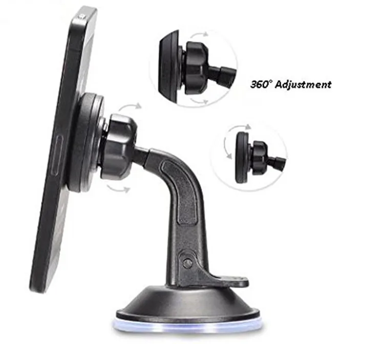 Strong Magnetic Car Phone Holder Dashboard Windshield Suction Mobile Phone Stand Car Mount Holder