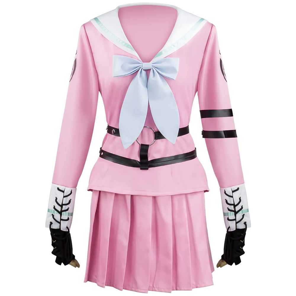 
Iruma Miu Costume Party Anime Dress Tv Movie Danganronpa Pink wonder Cos Dress Skirt Set Cosplay Costumes 