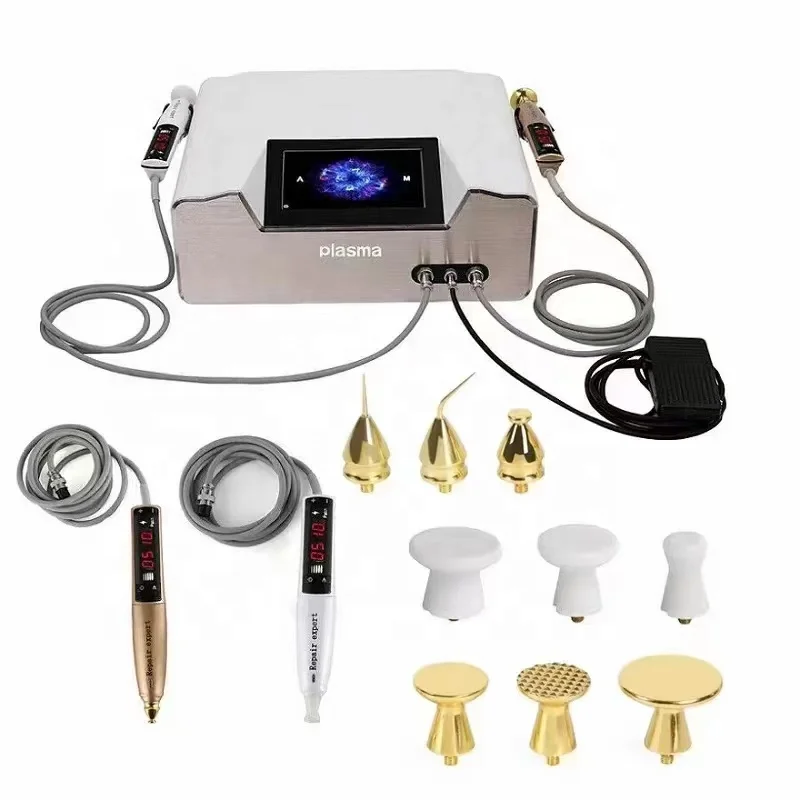 Portable fibroblast plasma pen machine skin care fibroblast cold ozone jet plasma pen needles professional beauty machine