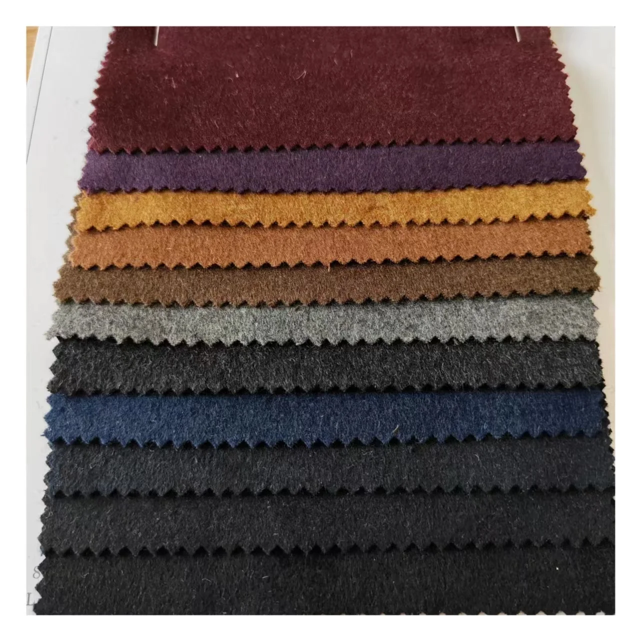 50Wool 400g/m single side woolen flannel flannel suede autumn and winter wool coat factory direct clearance stock