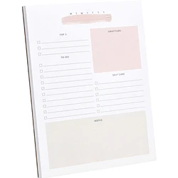 Promotional notebook 50 pages daily plan notepad daily checklist notepad