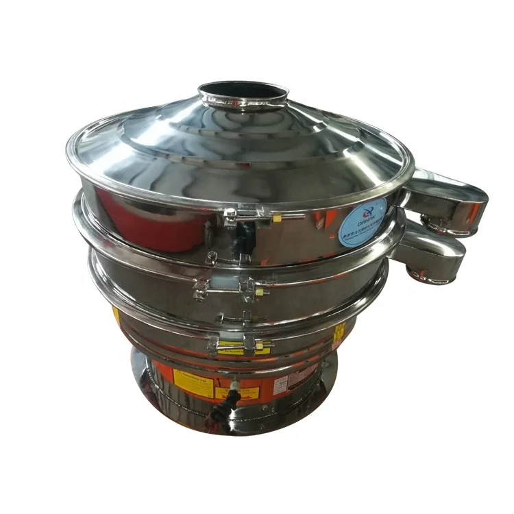 Food grade wheat powder flour vibro sifter circular rotary vibrating screen seive machine