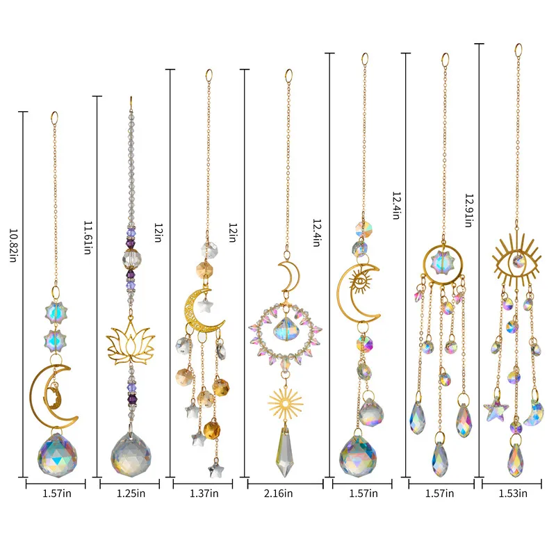 2022 Hot Sale JINGSHENG wholesale Suncatcher Octogon  K9 Glass Drop Crystal Prisms Pendant for  Accessories pendant gj-002