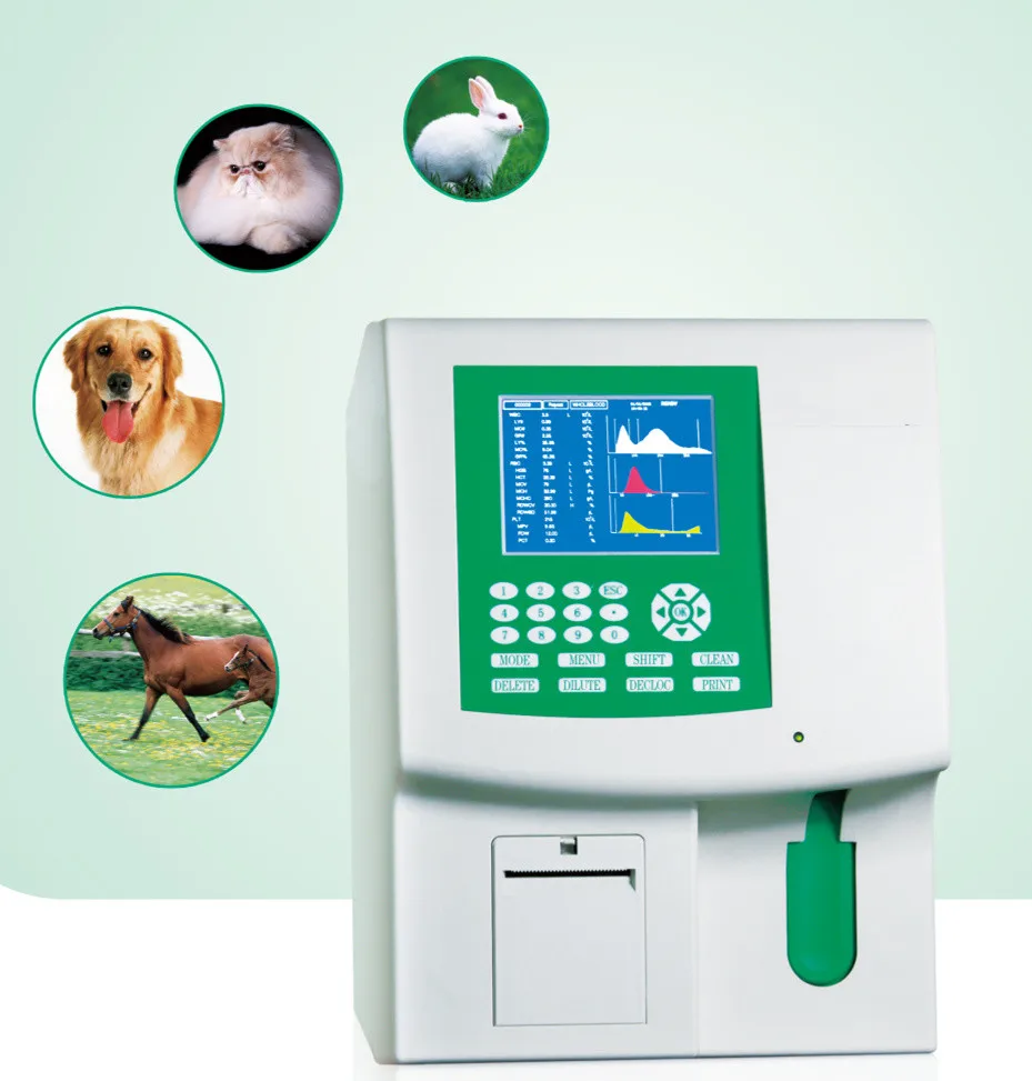 Auto 3 Part Veterinary Hematology Analyzer With With Open Reagent System