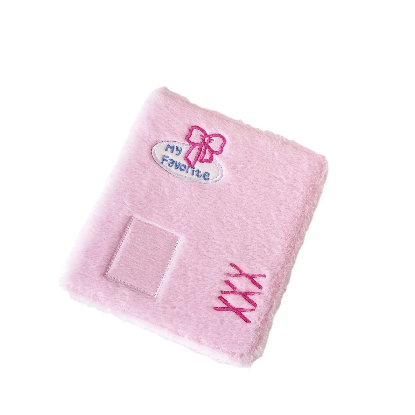 Kawaii A6 Plush Binder Macaron Color Kpop Photocard Collect Book Idol Fluffy Photo Card Holder Photocards Album