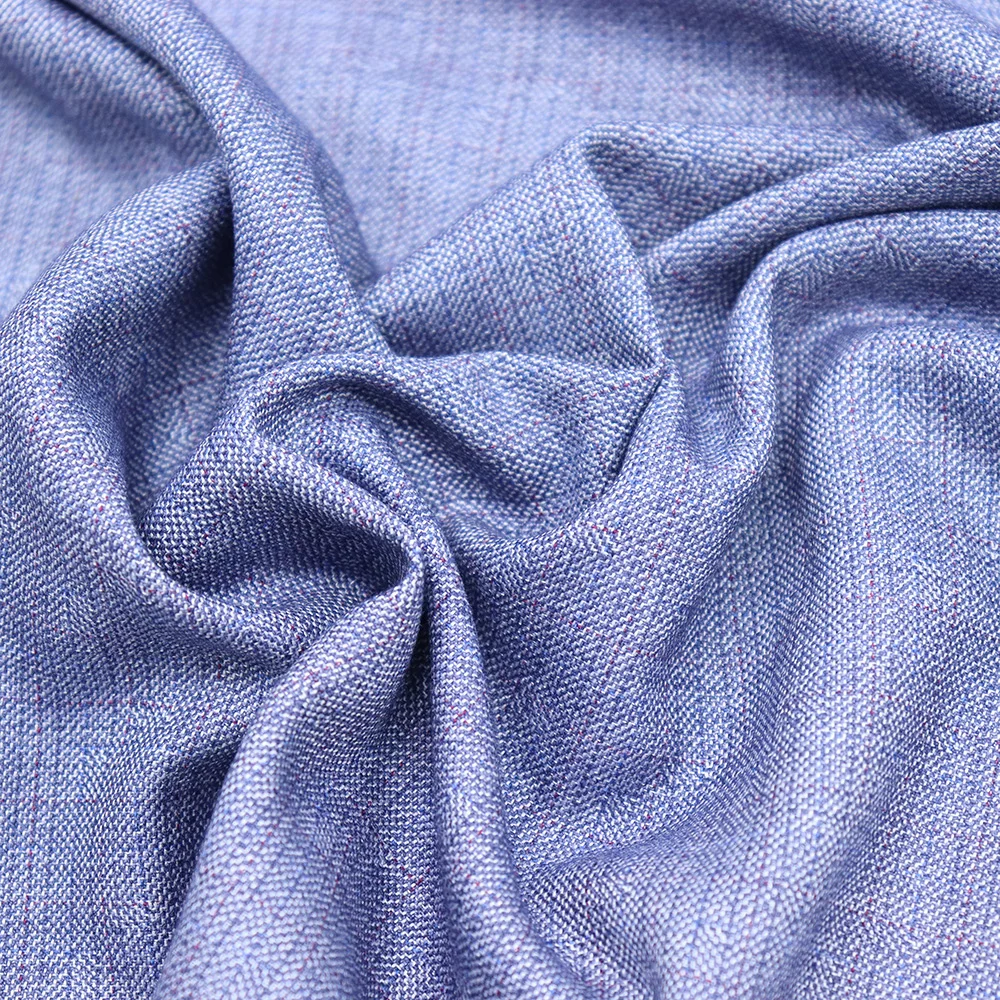 Shaoxing factory two-sided 53% poly 47% rayon light crepe tr fabric for summer suit