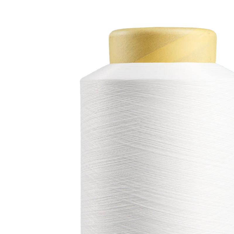 High elastic polyester yarn T30D/36F spandex yarn 100% polyester wrinkle resistant