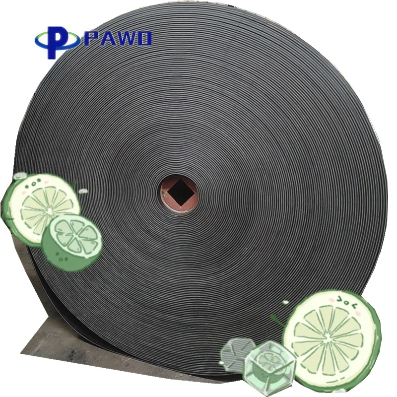 DIN22102 Ep Nn Steel Cord Chevron Rubber Conveyor Belt with Low Abrasion for Mining/Quarry