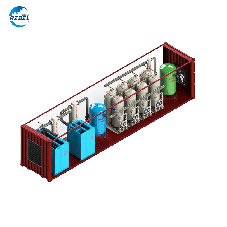 AZBEL  N2 Nitrogen Machine 500nm3/h Nitrogen Generation Equipment Used for Oil Industry