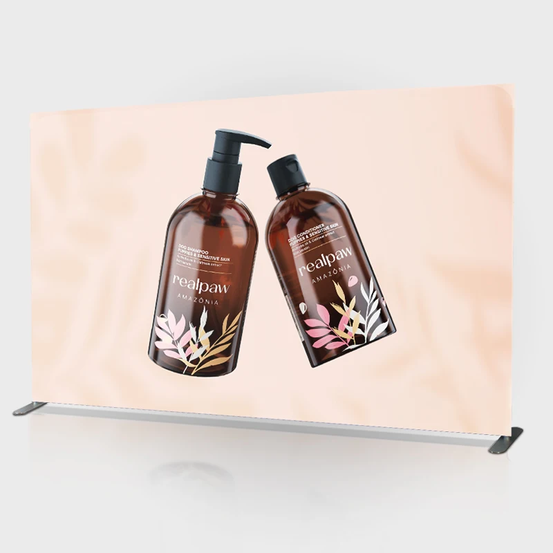 Custom Printing Size Tension Fabric Cover Pillow case Backdrop Large Backdrop Display Banner Stand