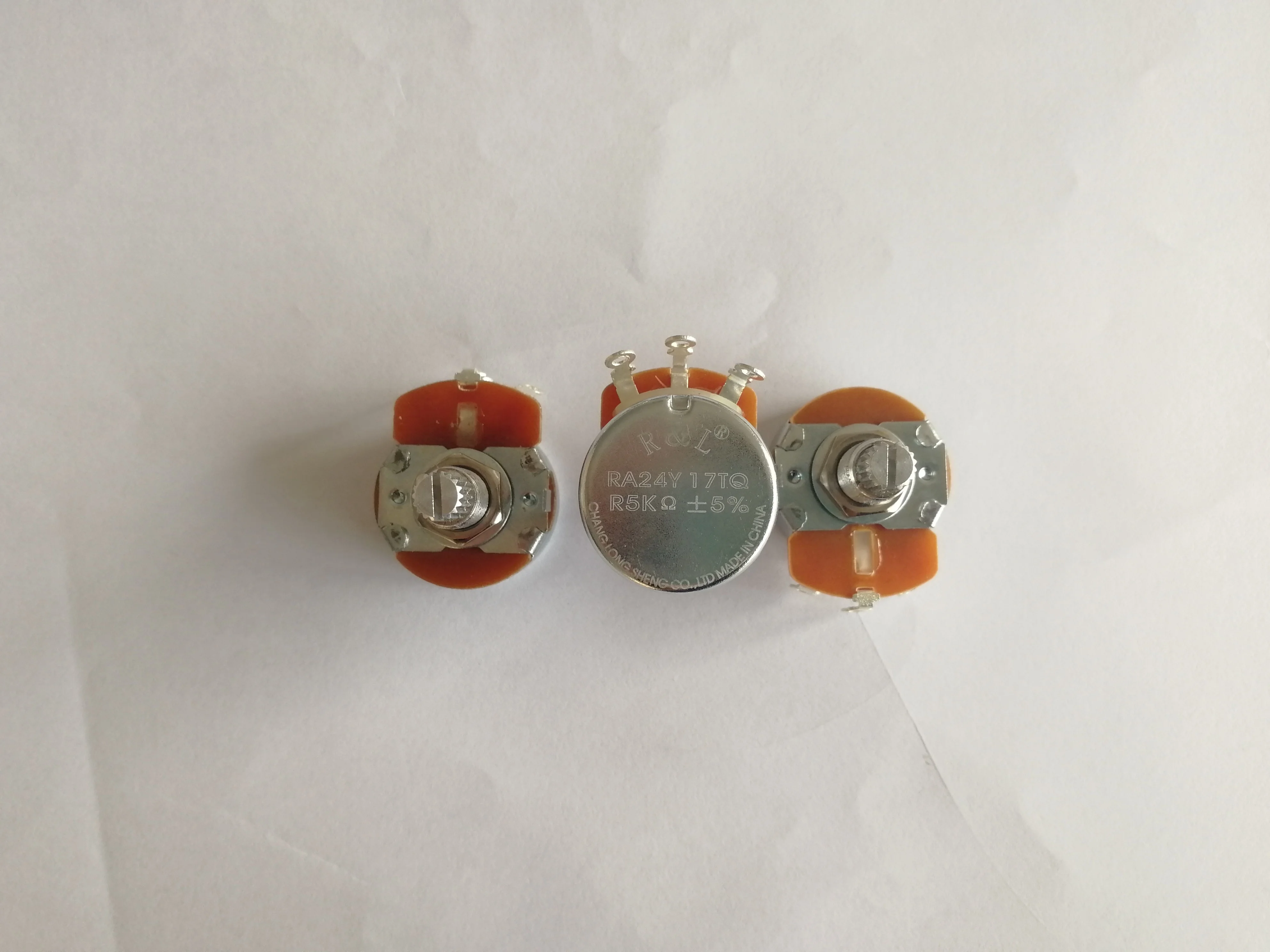 Hot sale single wire wound rotary potentiometer RA24Y-5W by R & L