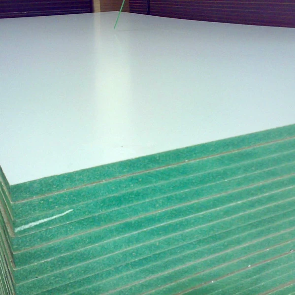 Green MDF board in waterproof features with high density
