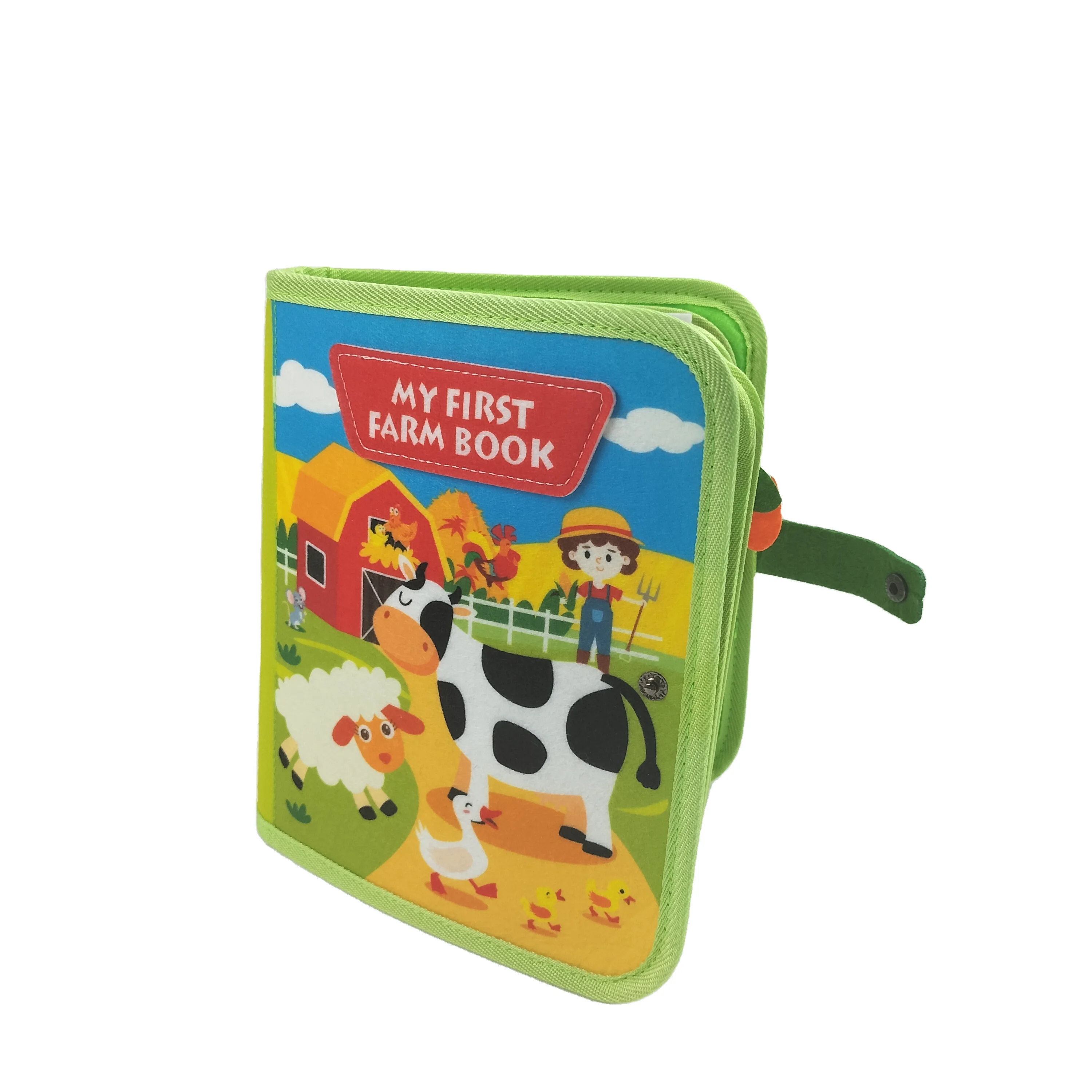 factory sale Montessori Fabric Quiet Book Sensory Book Toddler Busy Book with Touch Feel and Learn Activities for Boys and Girls