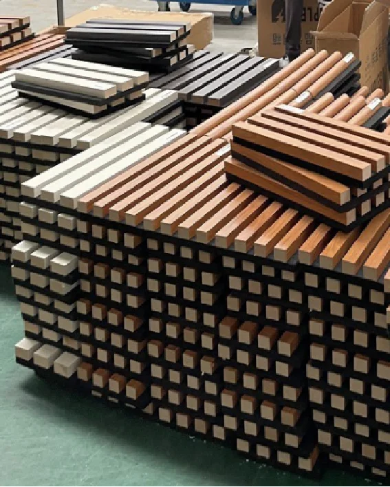 soundproof high quality eco-friendly modern customized wood acoustic wall panel for interior decoration