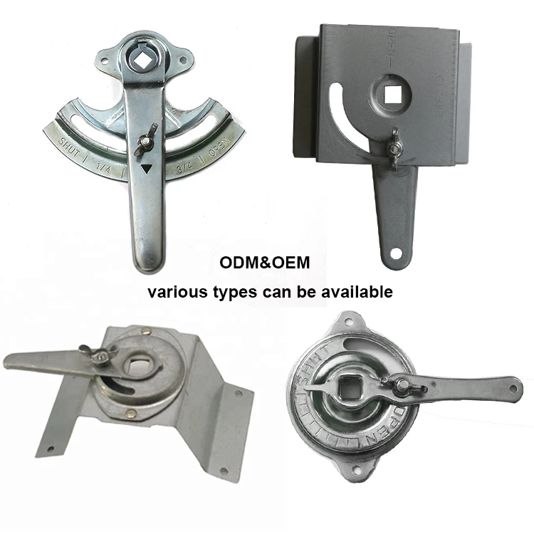 Ручные Демпферы для воздуховодов квадрант системы hvac