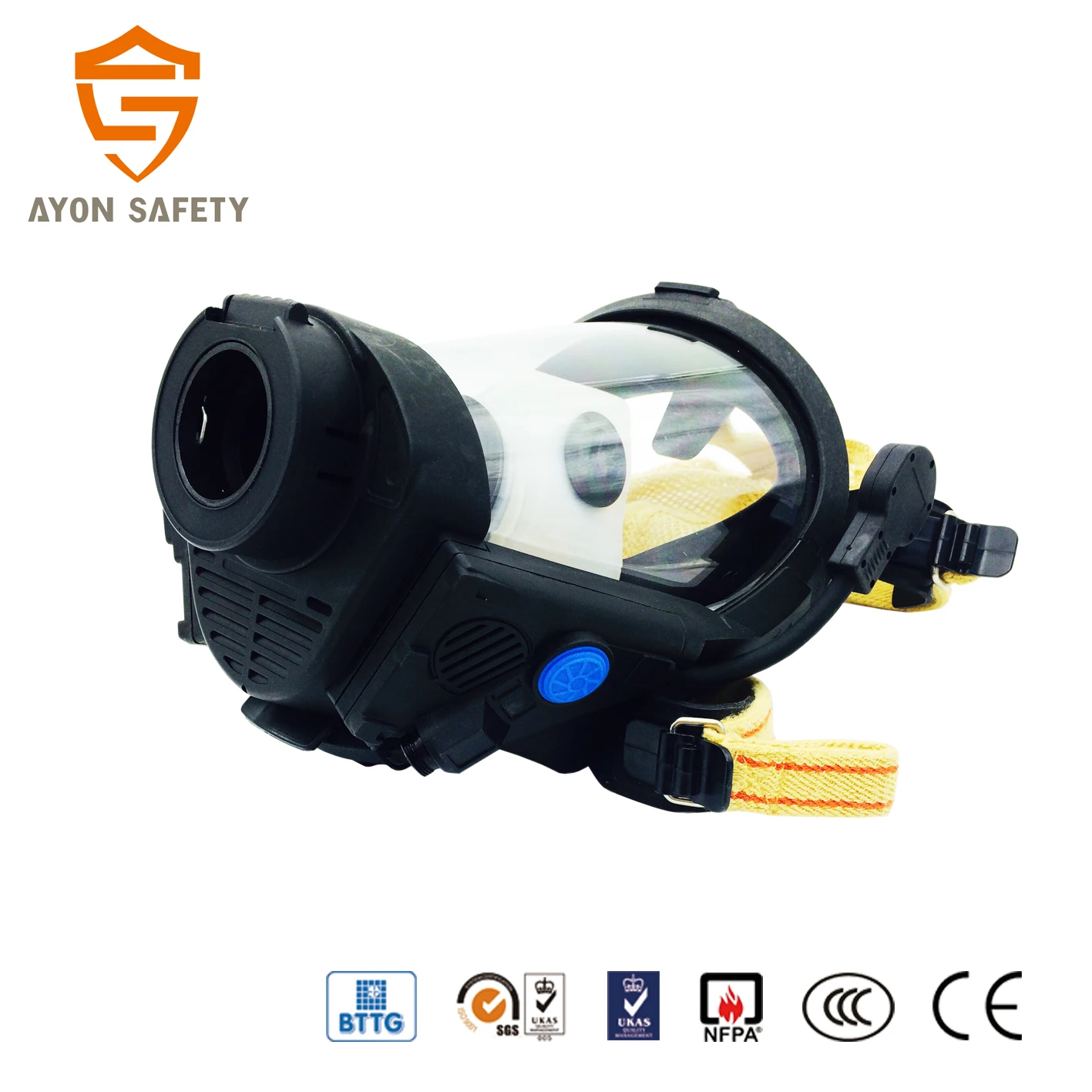 High quality reusable long storage life filter toxic wireless communication silicon gas mask for firefighting chemical scientifi