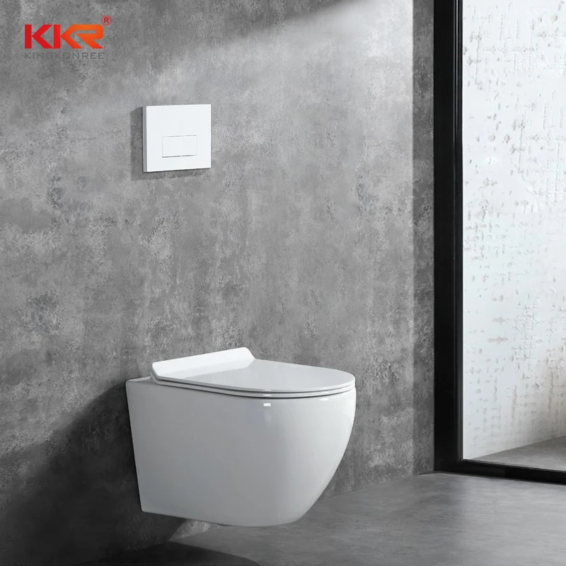 Toilette Bowl Wc Suspend Modern Hanging Mount Water Closet Rimless Floating Ceramic Wall Hung Toilet
