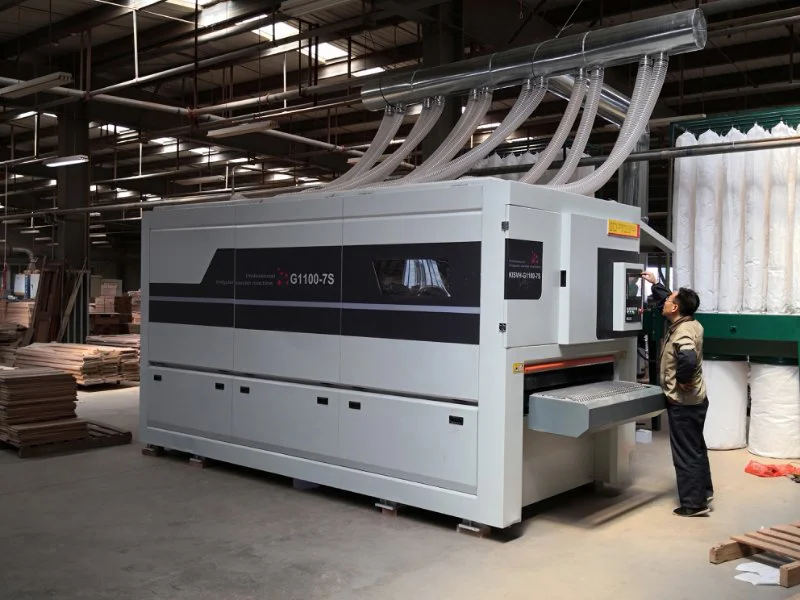 Fengkai Good Quality Double Sander Wood Door Sanding Machine Woodworking Machinery