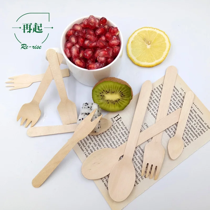
All Kinds of Disposable Wooden Cutlery Wholesale Price, Eco-friendly and Biodegradable 
