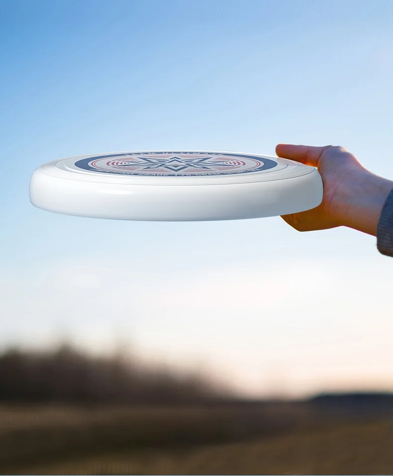 DIY Print Aerodynamic Design Flying Disc Plastic Frisbeed For Sport PE175g