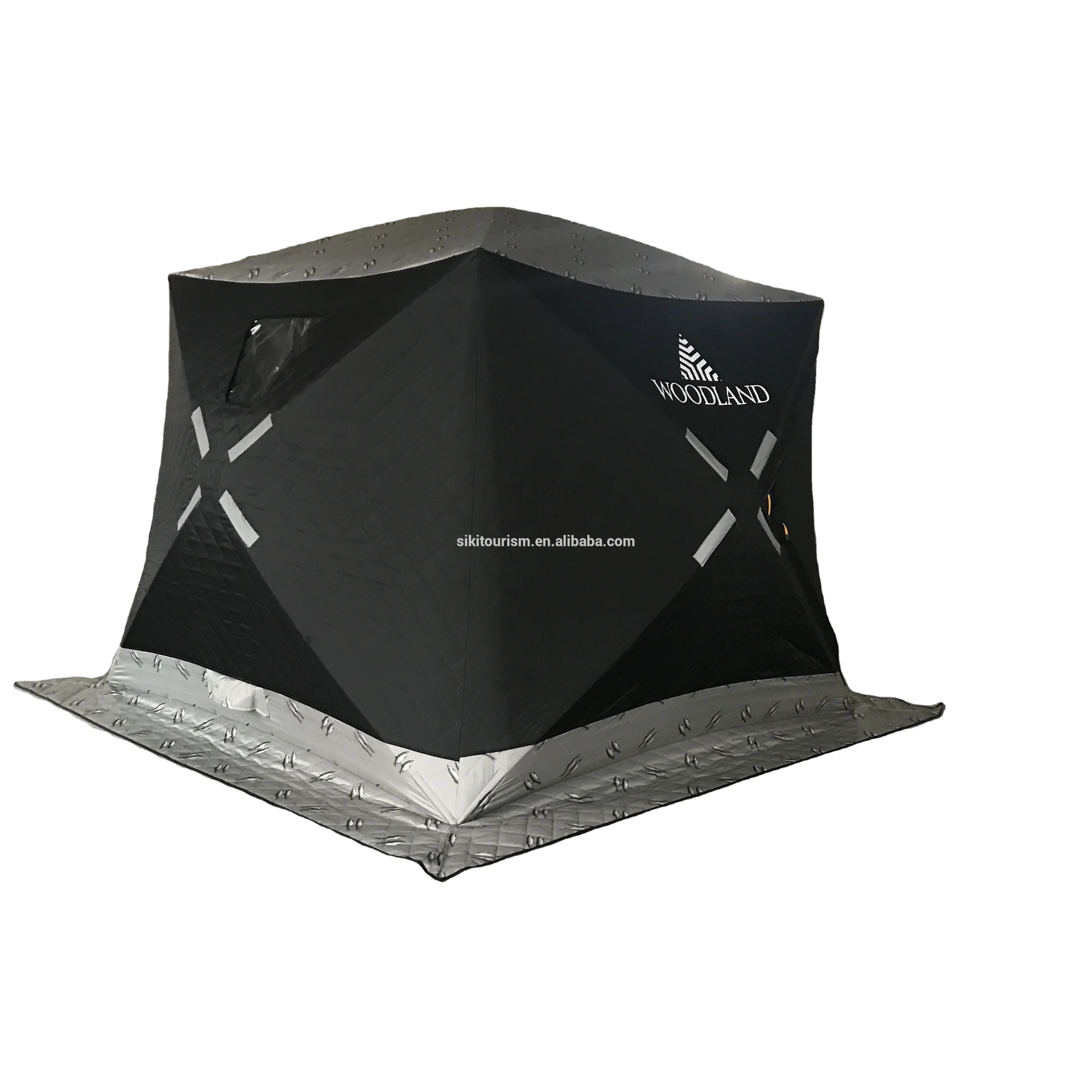 Tent Ice Fishing quickset  Fatfish pop up portable Triple-Layer Sewn-and-quilted carp ice  fishing  Tent