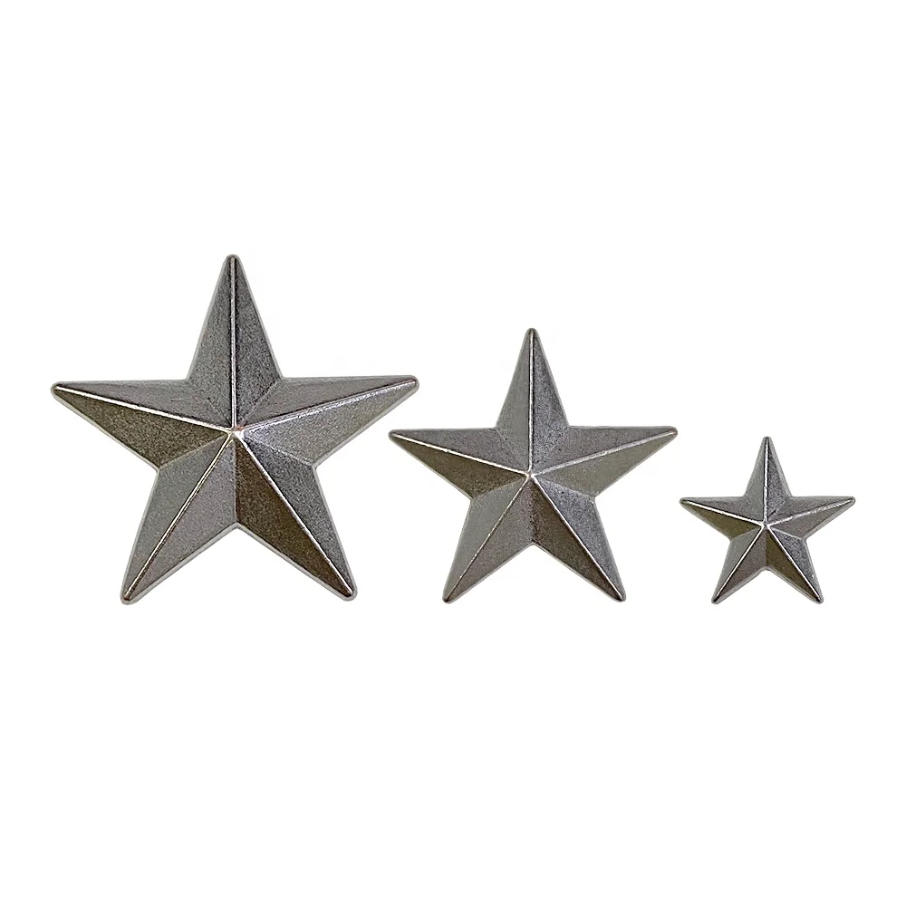 Accessories Nickle Free Wholesale Fancy Logo Custom Brass Stainless Steel Alloy plastic Star button rivets For Garment