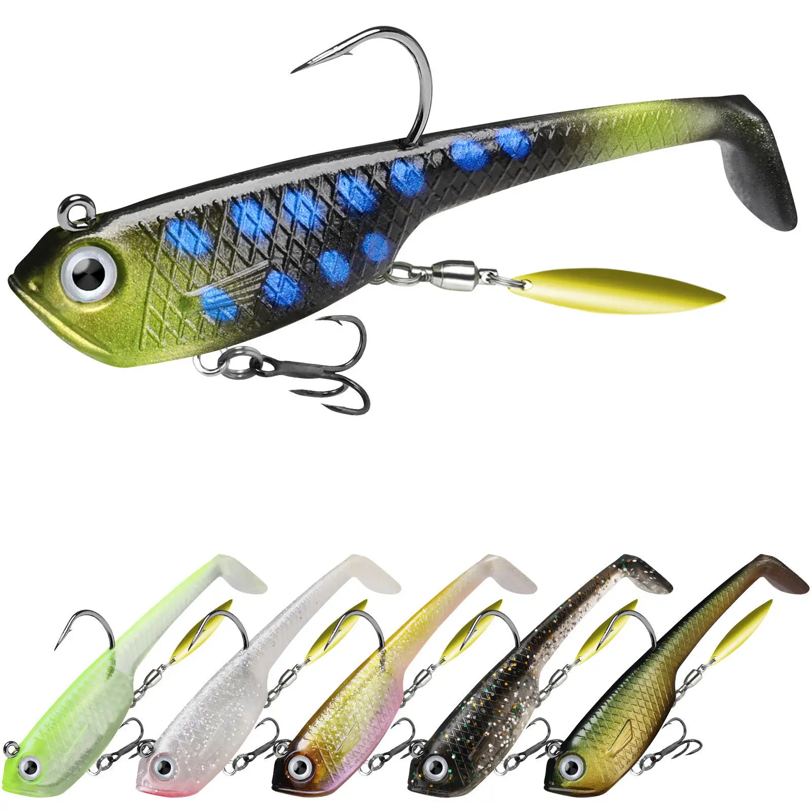 High quality Lead Head True soft eel with hook small eel 11.5g/6.5cm soft Fishing Lures Bait