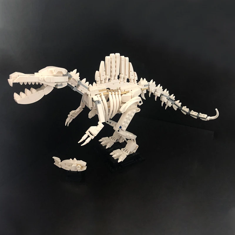 Goldmoc Dinosaur Building Blocks MOC-81227 Spinosaurus Skeleton Fossils Puzzle Building Blocks Sets