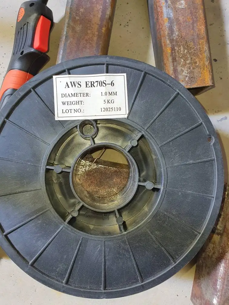 DEM  AW01 Copper Coated  CO2 Gas Protection AL Welding Wire With Plastic Spool