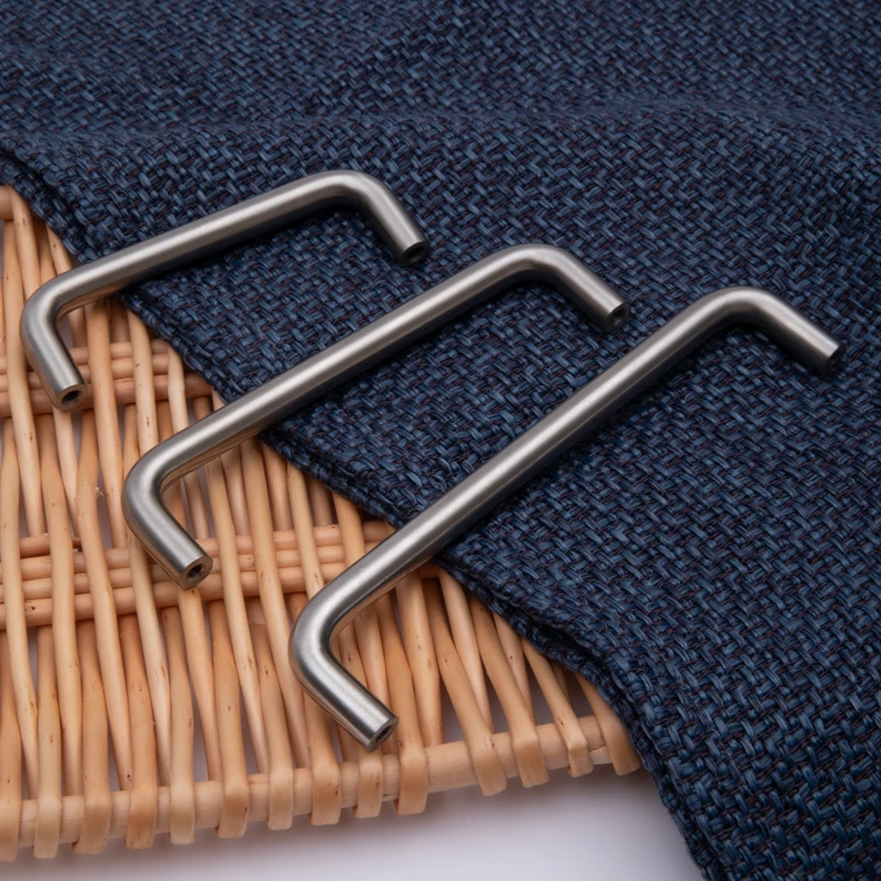 Fingerprint-Proof 304 Stainless Steel Brushed Steel U Shape Furniture Kitchen Cupboard Cabinet Drawer Door Hardware Handle Pulls