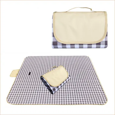 
Newest Outdoor Picnic Blanket Sand Proof And Waterproof Portable Pizza Mat for Camping Hiking 
