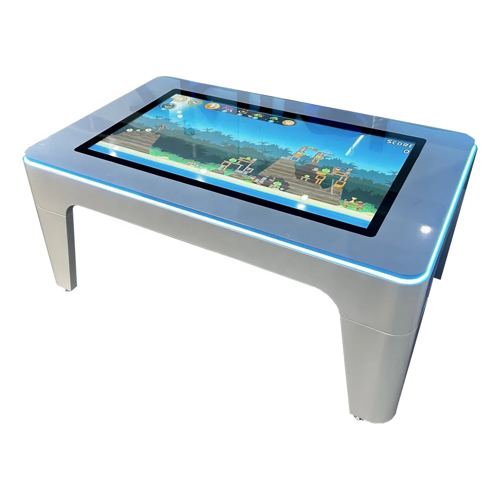 In Stock 32 43 55 inch Android Windows smart lcd screen interactive touch table infinity game kid smart table in School