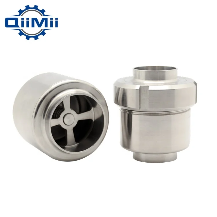 Санитарный одноходовой клапан из нержавеющей стали SS304 SS316L