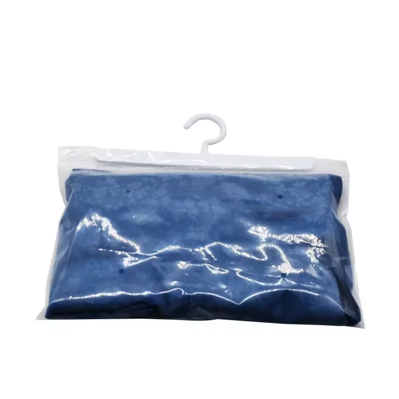 Pvc Custom Hanging For Clothing Plastic Bag With Hook Clear Vinyl Garment Polybag Snap Button Garment Hanger