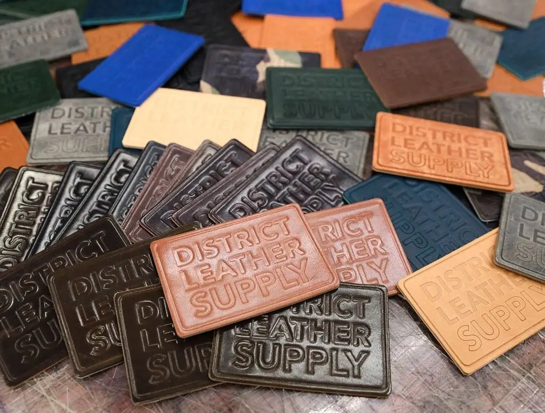 Wholesale Design Sublimation leather Embroidery Sublimation Hat Patches