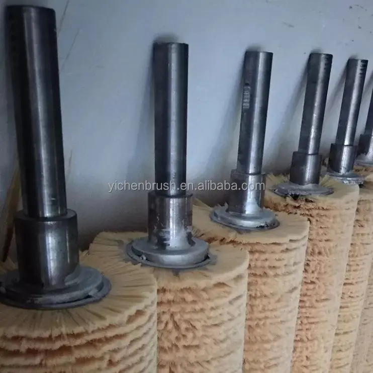Anti Static Wire Brush Roller Woodworking Furniture Dust Removal Brush Roller