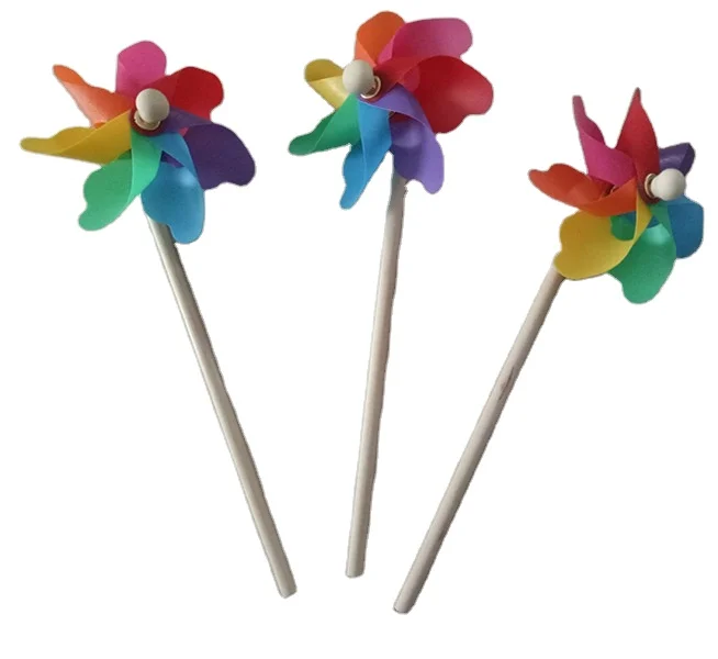 Supplier quality wind  model gifts purple pinwheel wooden windmill for kids toy