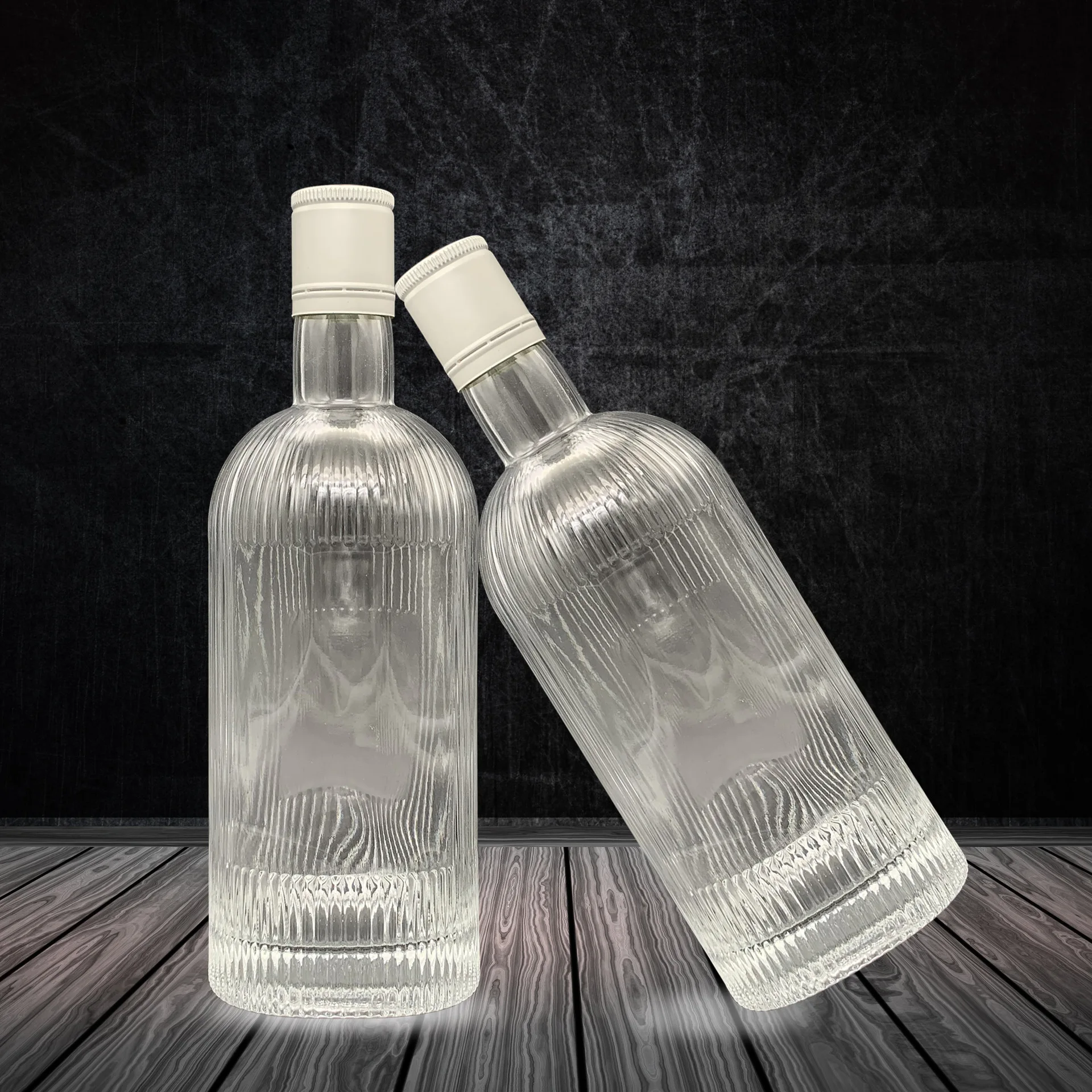 Customizable Label 330ml & 500ml Glass Water Bottles Sealed Lid Refillable Portable for Juice Coffee & Tequila