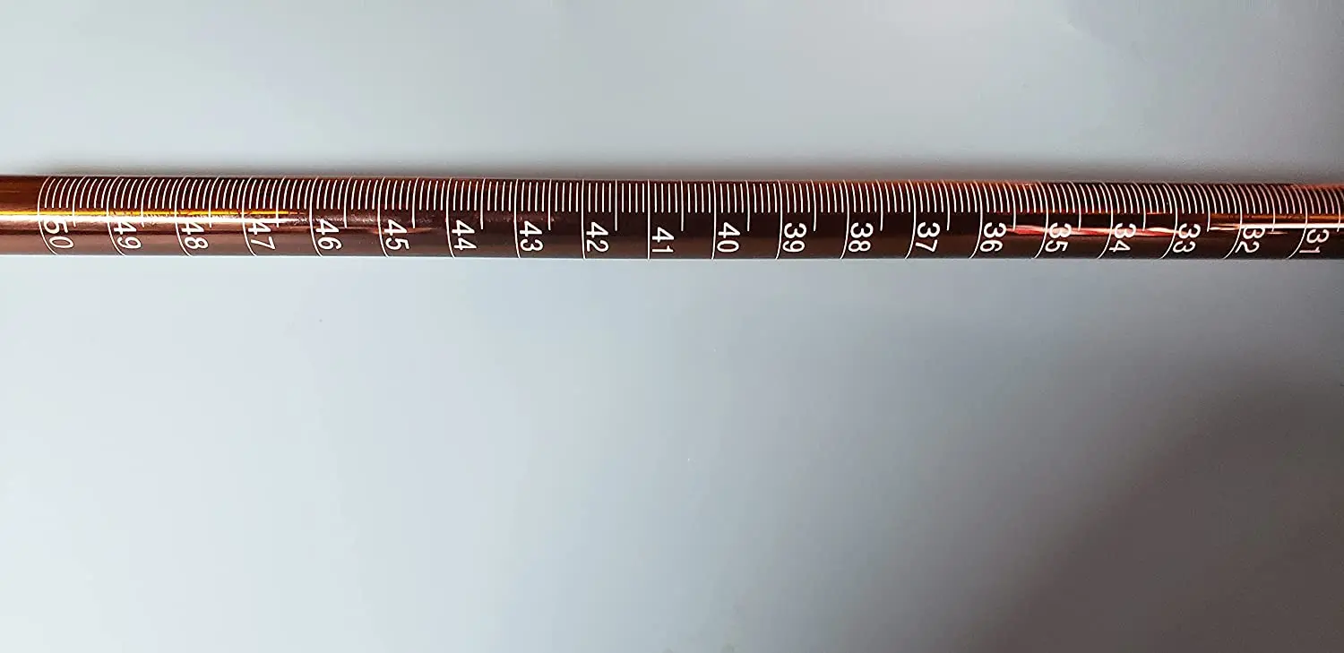 Лабораторная буретка из боросиликатного стекла с Янтарной кислотой 25 мл и стеклянной пробкой, Новинка